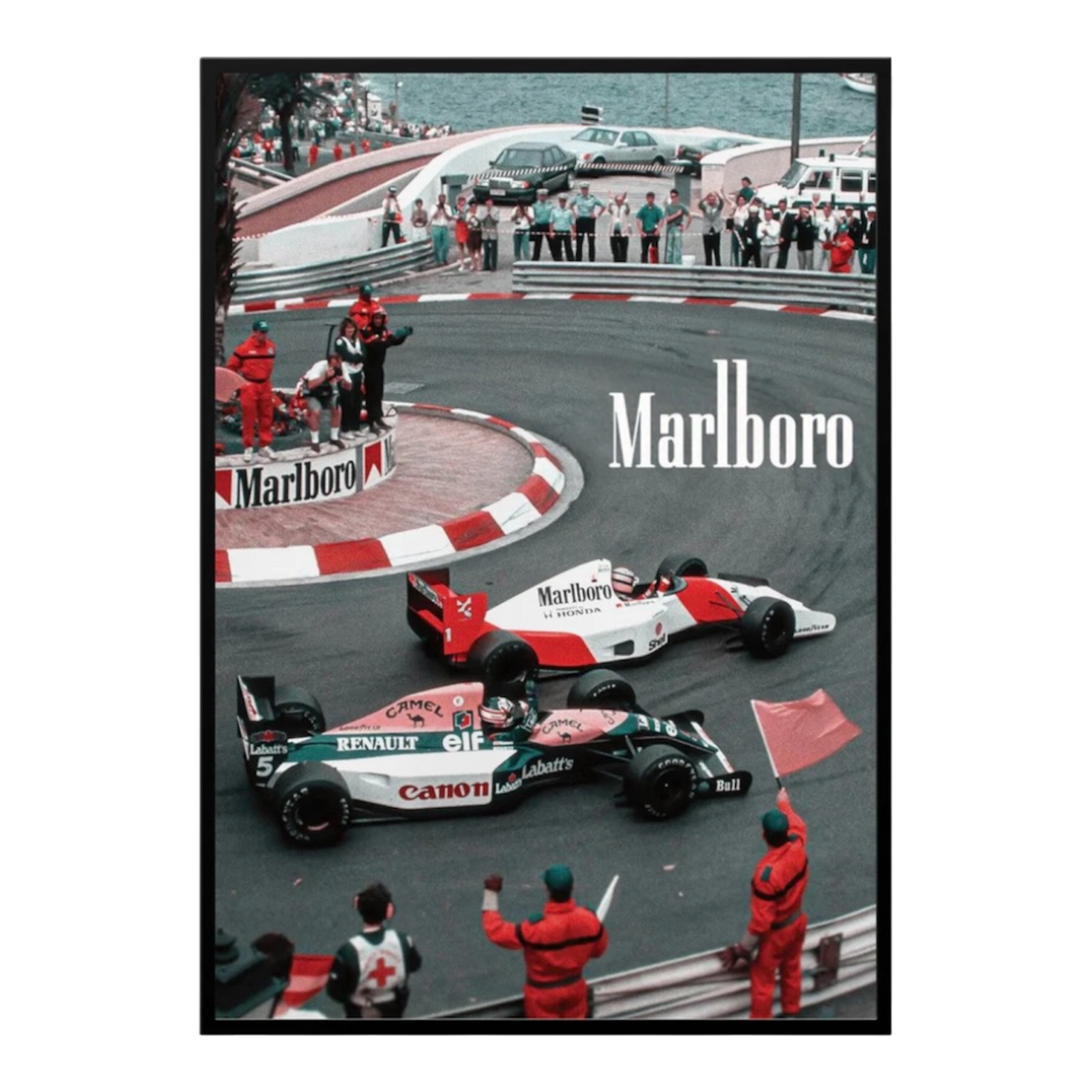 Ayrton Senna vs Nigel Mansell | Vintage Monaco F1