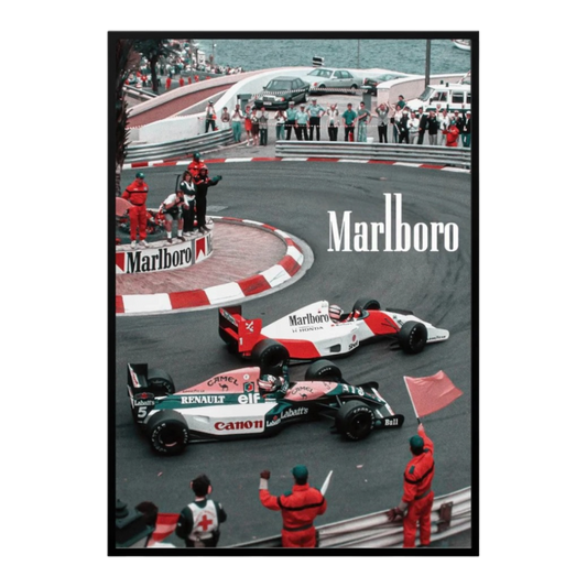 Ayrton Senna vs Nigel Mansell | Vintage Monaco F1