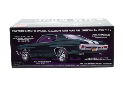 1:25 Scale 1970 John Wick Chevrolet Chevelle Plastic Model Kit