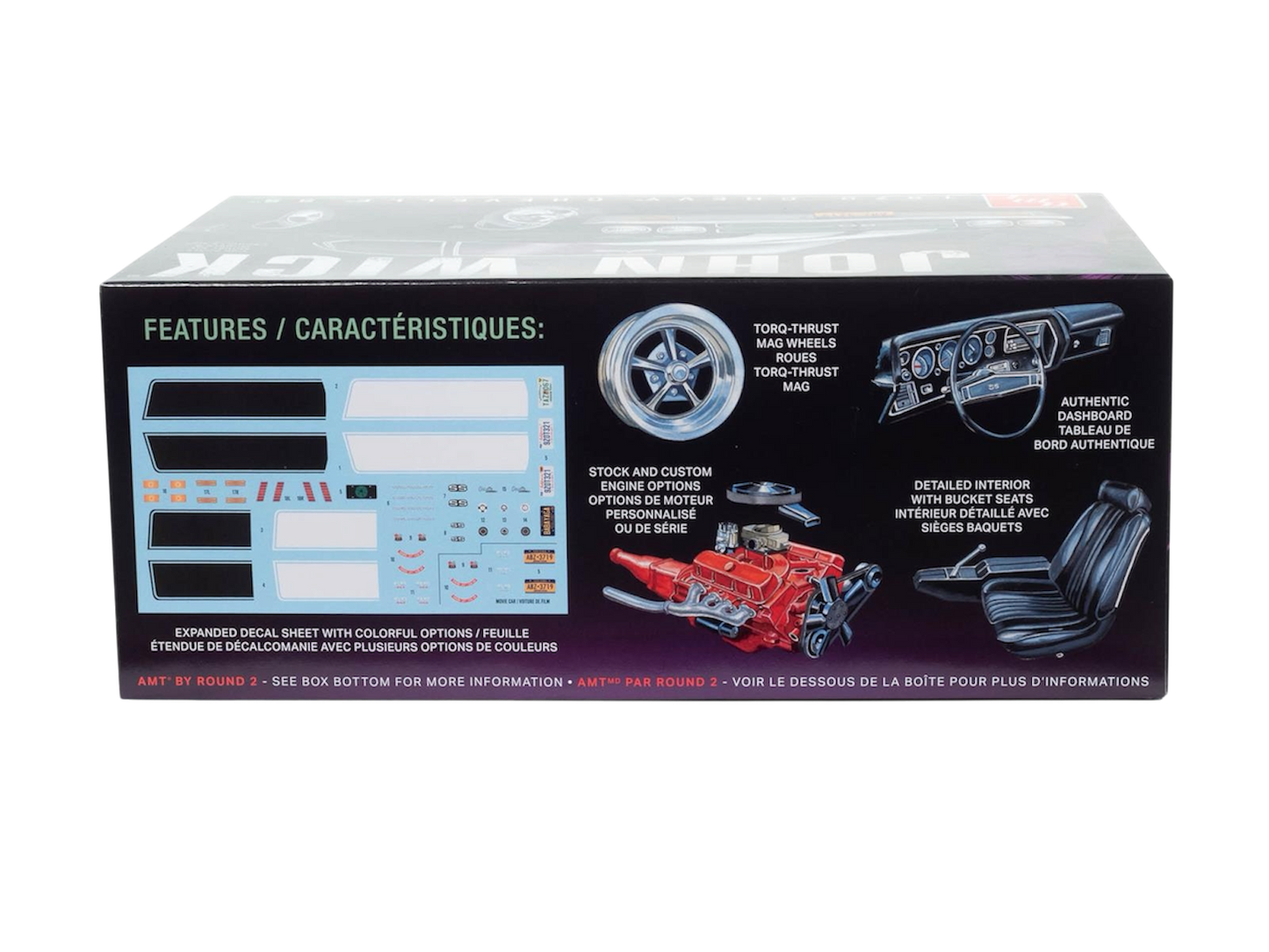 1:25 Scale 1970 John Wick Chevrolet Chevelle Plastic Model Kit