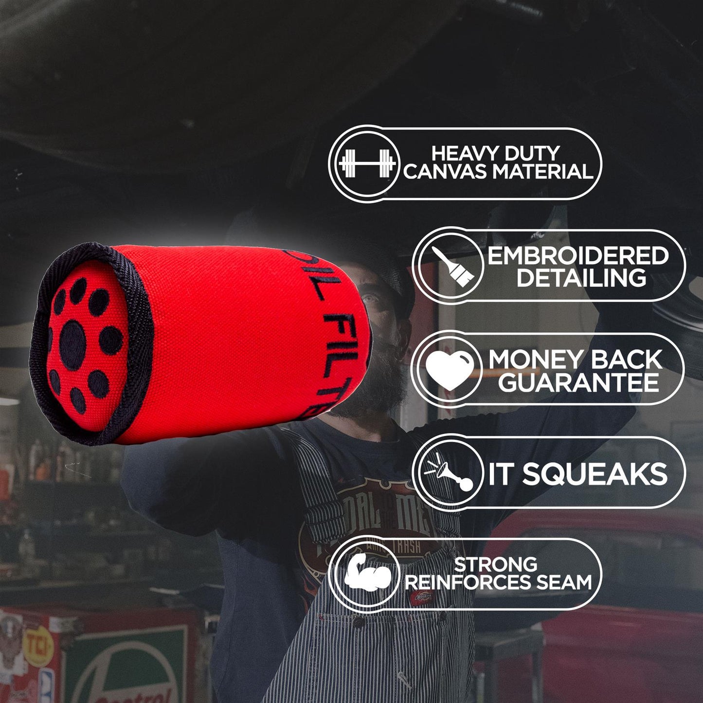 Street Iconz™ Oil Filter Dog Toy