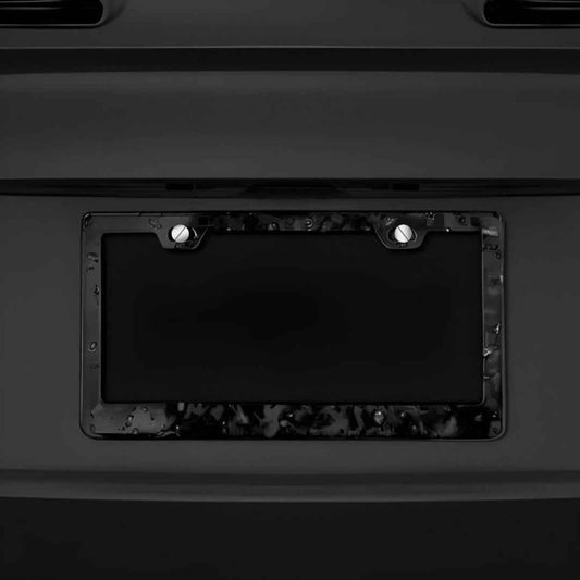 FORGED CARBON FIBER LICENSE PLATE - CLASSIC FORGED