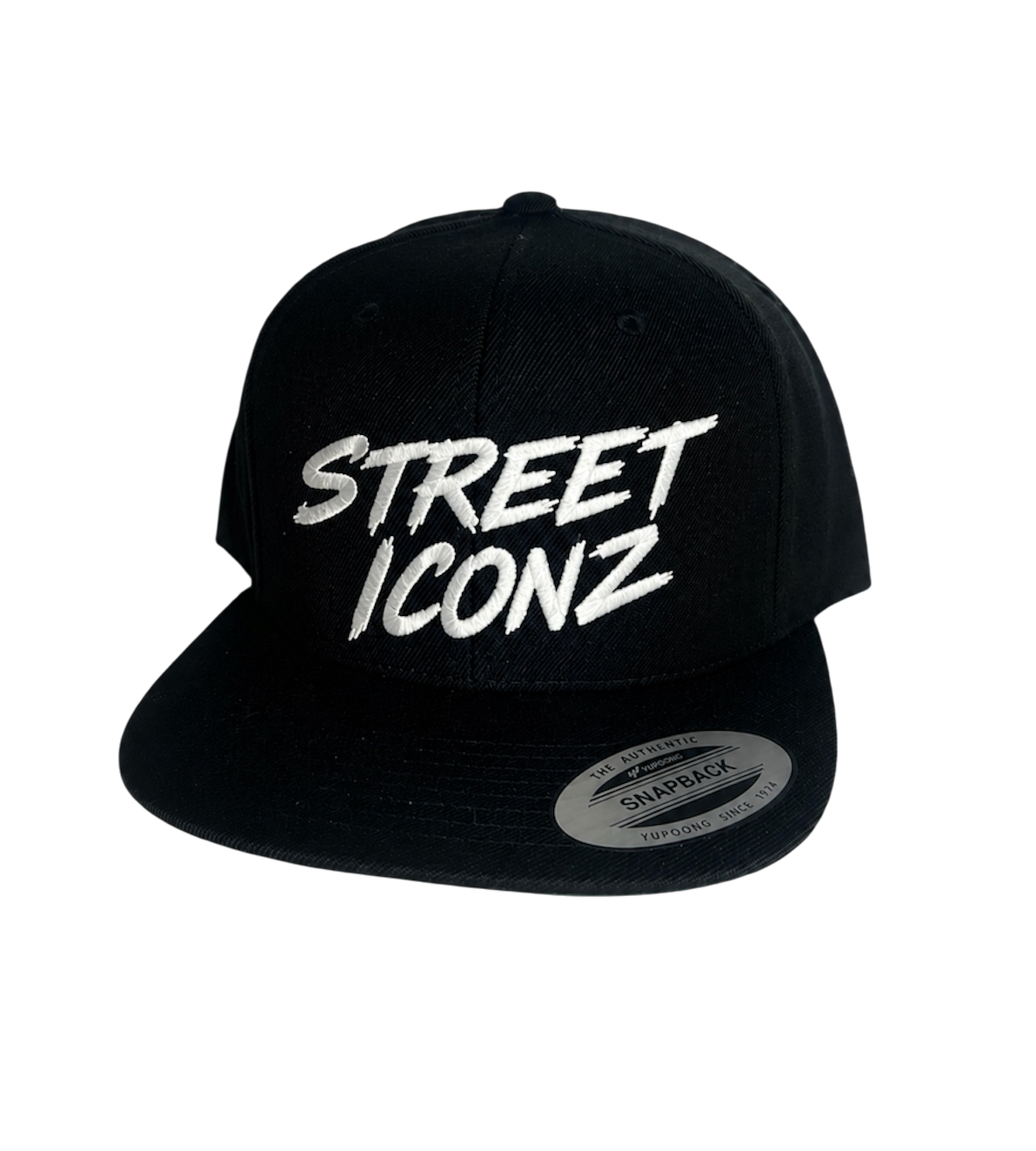 Street Iconz Embroidered Snapback Black