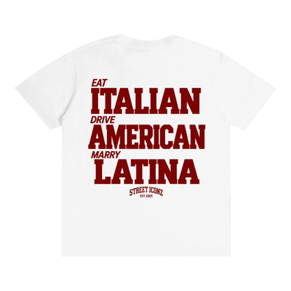 SI Eat,Drink,Drive Italian Graphic T-Shirt