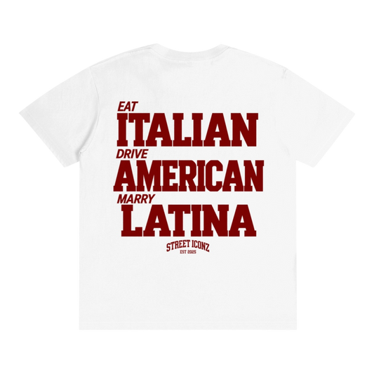 SI Eat,Drink,Drive Italian Graphic T-Shirt