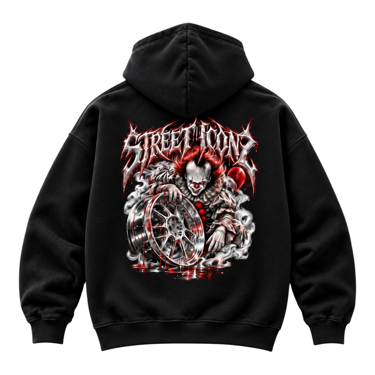 Street Iconz x Clown Wheelz Graphic Hoodie