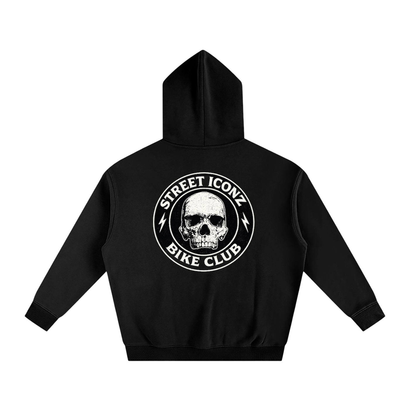 Street Iconz Bike Club “Staring Skull” Hoodie