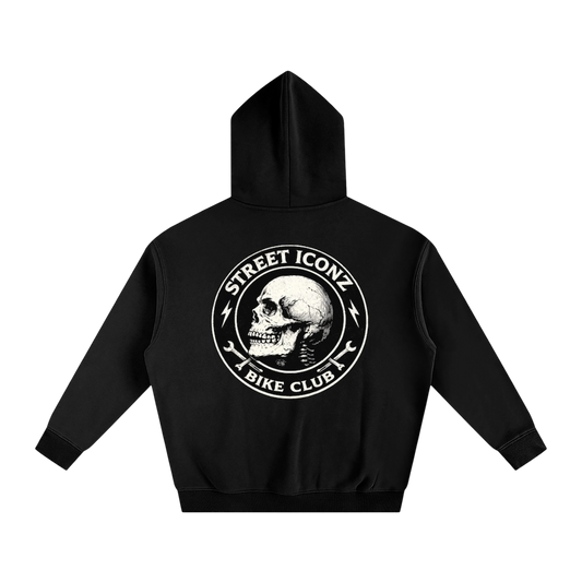 Street Iconz Bike Club “Side Skull” Graphic Hoodie