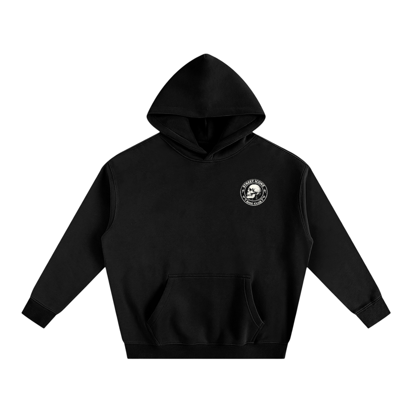 Street Iconz Bike Club “Side Skull” Graphic Hoodie