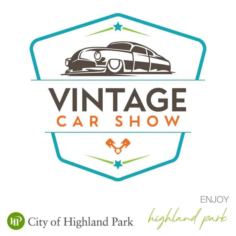 Vintage Car Show - Enjoy Highland Park